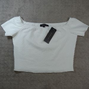 NWT White Crop Top